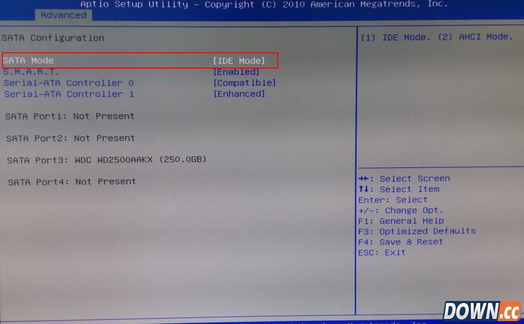 win7如何在BIOS下修改硬盘模式