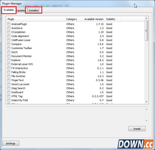 Notepad++怎么添加插件
