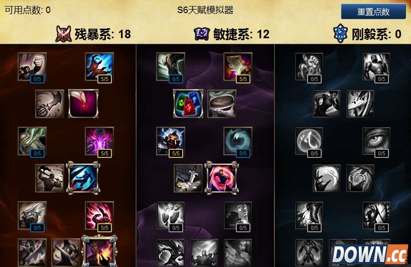 S6泽拉斯中单天赋符文加点推荐