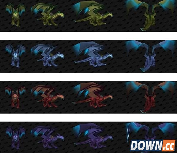 WOW7.0新坐骑风暴巨龙外观