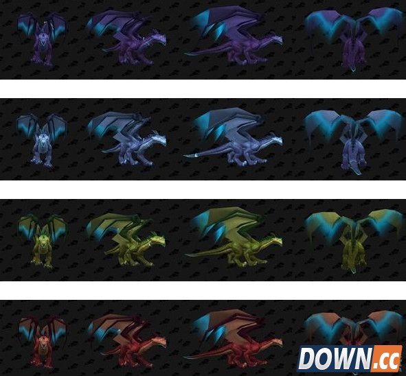 WOW7.0新坐骑风暴巨龙外观