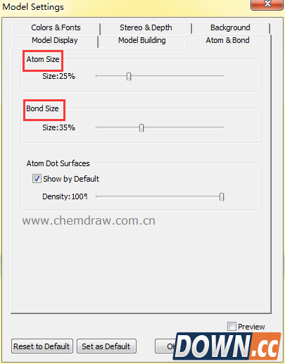 教你如何调整ChemDraw Prime 15原子和键的尺寸