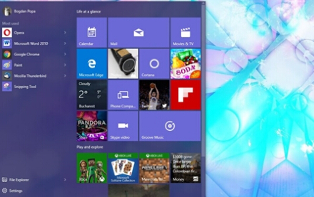 Windows10开始菜单