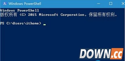 Win10预览版11082打开PowerShell