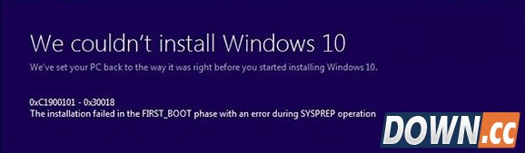 Win10升级C1900101-30018错误怎么办
