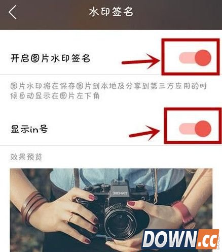 in APP做出的图片怎么去水印