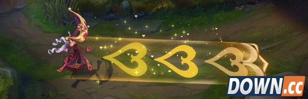 lol琴女情人节甜心皮肤特效视频