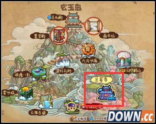 洛克王国兰若寺在哪？洛克王国兰若寺怎么去？