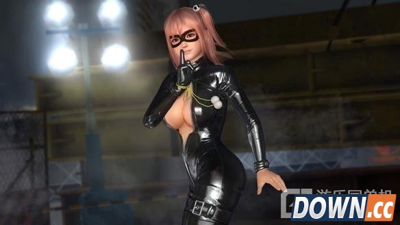 死或生5果皇黑色紧身衣格斗图