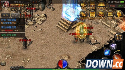 热血传奇手机版石墓阵怎么走