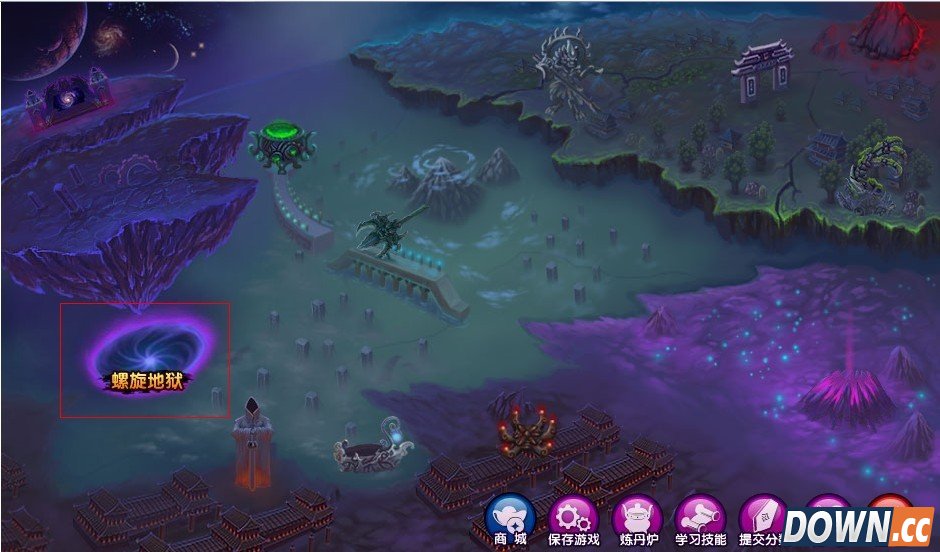 造梦西游2螺旋地狱进入教程