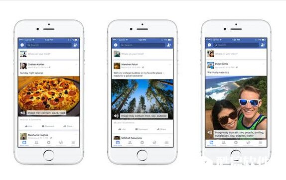 Facebook让盲人看照片