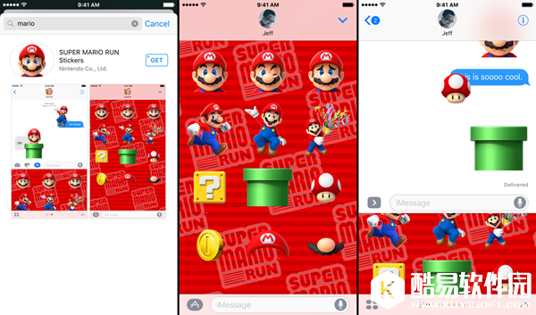 苹果iOS10迎来全新表情包：超级马里奥闪亮登场