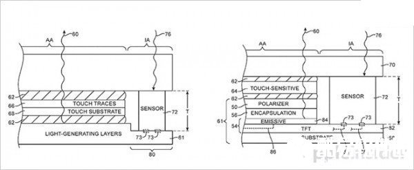 iPhone8可能无边框：苹果已申请显示屏集成光线传感器技术专利