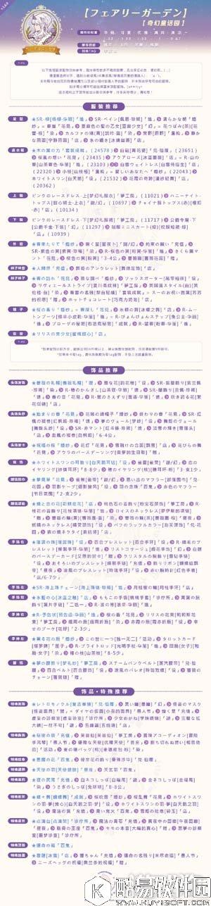 奇迹暖暖日服竞技场到方案