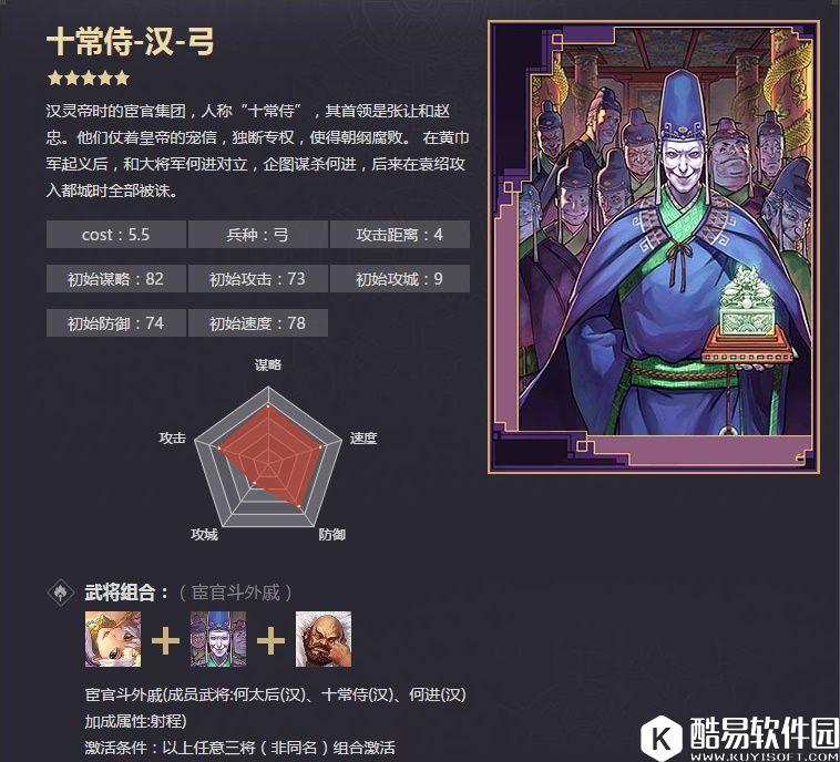 率土之滨五星十常侍 宦官乱政浑水摸鱼战法解析