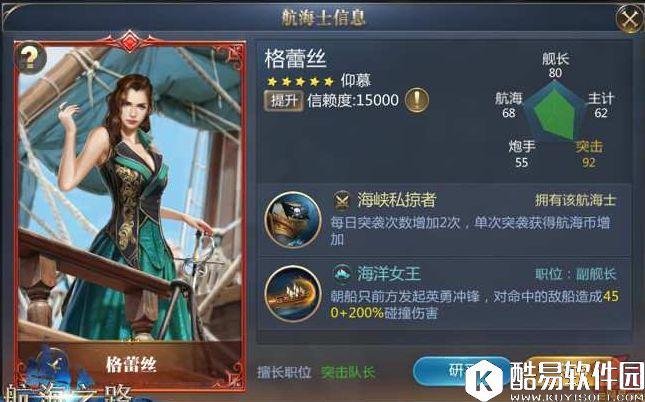 大航海之路全新女航海士——格蕾丝 爱尔兰的海洋女王