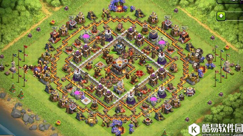 部落冲突11本厚实耐打阵型分享 打部落战专用！