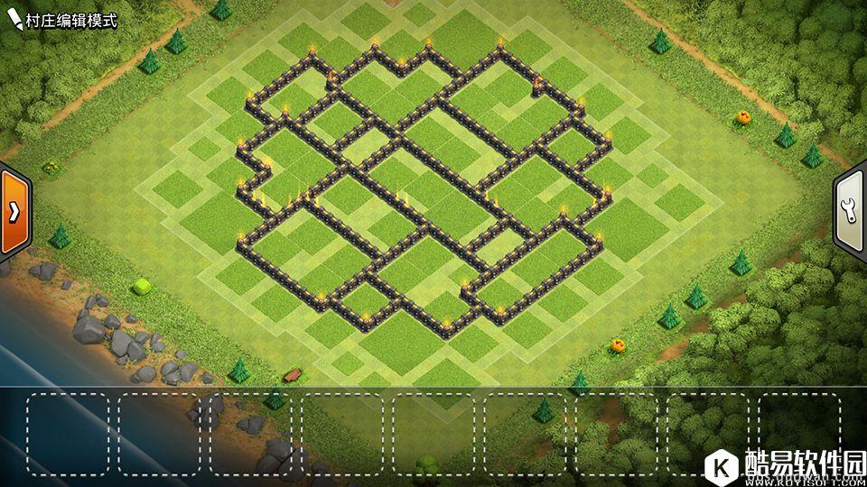 部落冲突速9玩家的尴尬！9本第90天满火墙体会很多