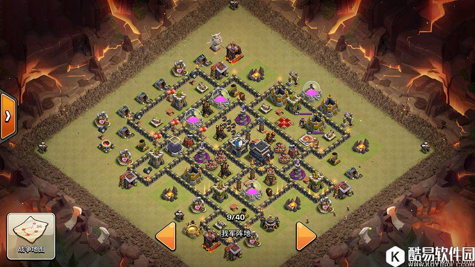 部落冲突速9玩家的尴尬！9本第90天满火墙体会很多