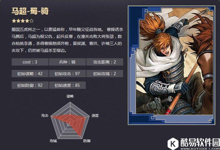 率土之滨四星马超 锦马慑敌驰马西凉战法解析