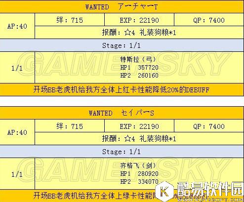 FGO联动CCC活动攻略 不吃debuff通缉本配置