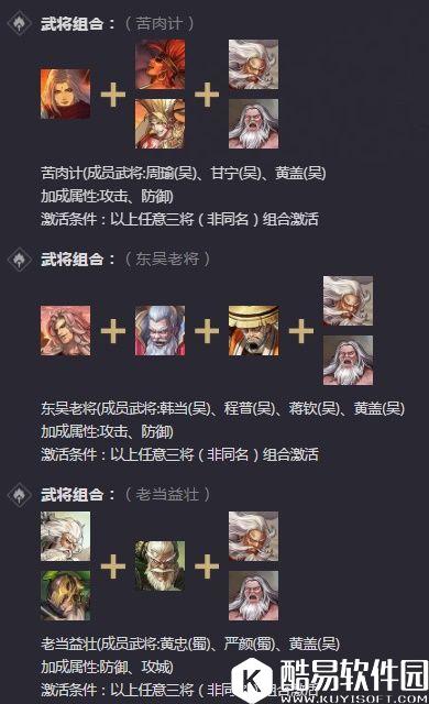 率土之滨四星黄盖 东吴老将苦肉计斩铁战法解析