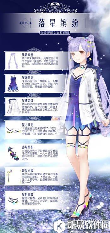 奇迹暖暖奥兰多荧光之灵非成就套文案欣赏