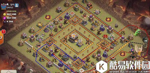 部落冲突九本打11本 回字引导阵详解