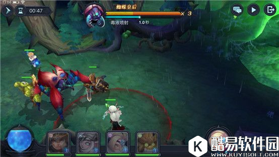 迷雾世界打败蜘蛛王：淡定憋大招，群杀小怪