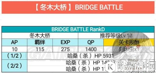 FGO联动FZ活动攻略 冬木大桥配置及掉落