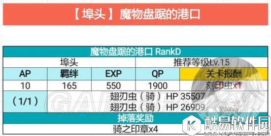 FGO联动FZ活动攻略 码头配置及掉落