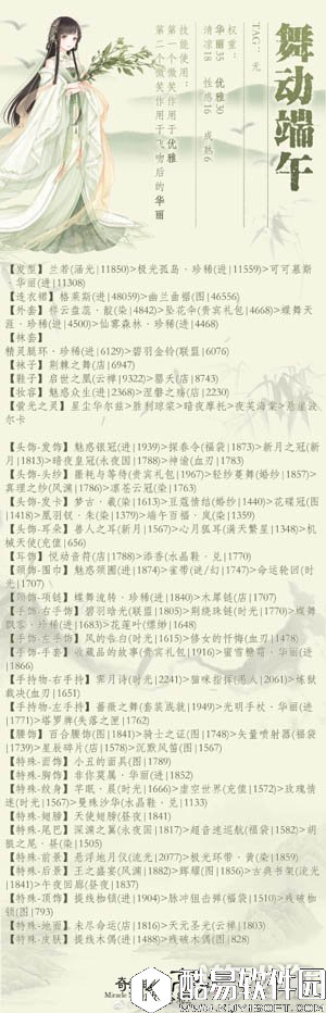 奇迹暖暖第七天舞动端午搭配方案