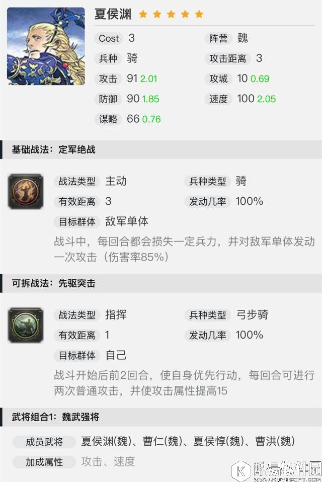 率土之滨强力菜刀法系核心 魏骑武将深度评析 率土之滨强力菜刀法系核心 魏骑武将深度评析