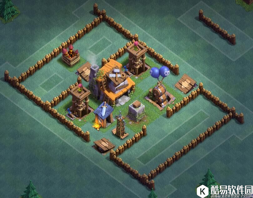 部落冲突高手分享：建筑大师基地4本阵设计思路
