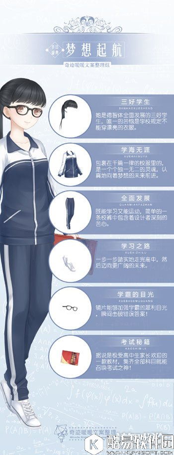 奇迹暖暖节日盛典梦想起航套装文案欣赏