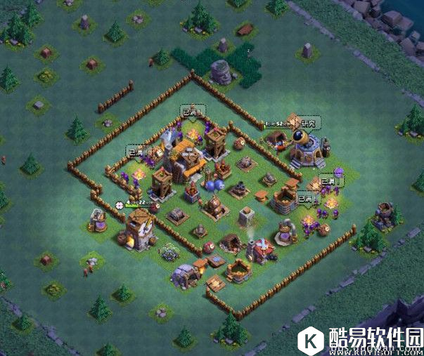 防止对方偷百分比！部落冲突夜世界5本初期阵型