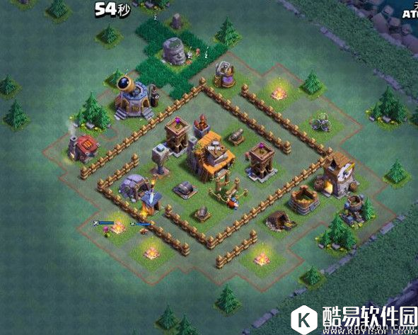 防止对方偷百分比！部落冲突夜世界5本初期阵型