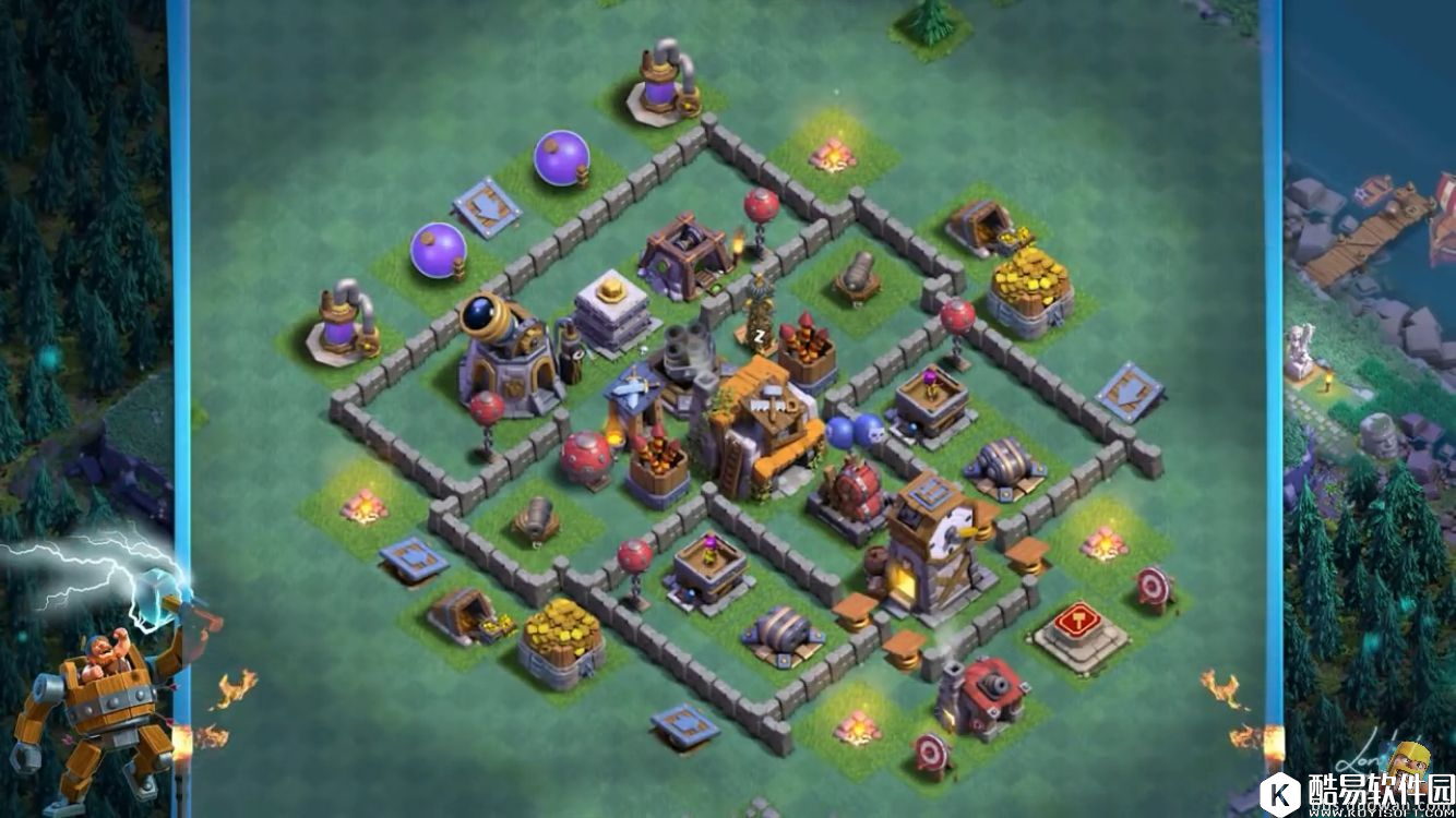 部落冲突第二世界5本阵型集锦！18个阵来自油管