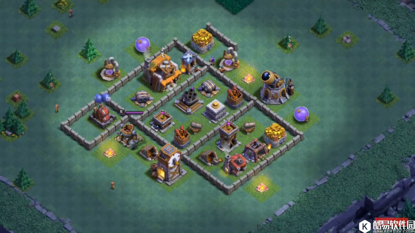 部落冲突第二世界5本阵型集锦！18个阵来自油管