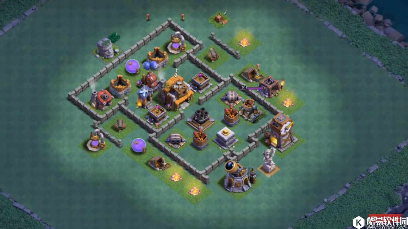 部落冲突第二世界5本阵型集锦！18个阵来自油管