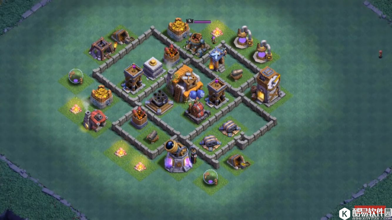 部落冲突第二世界5本阵型集锦！18个阵来自油管