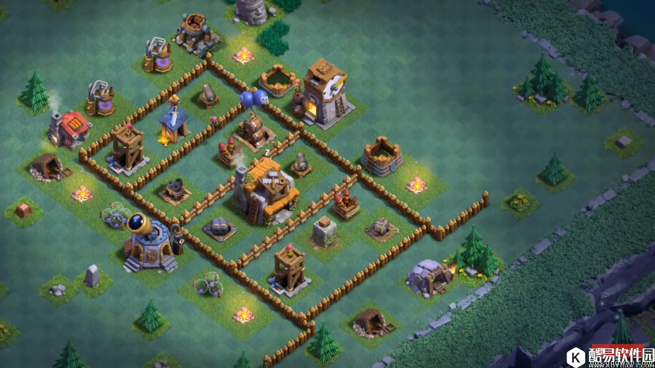 部落冲突第二世界5本阵型集锦！18个阵来自油管