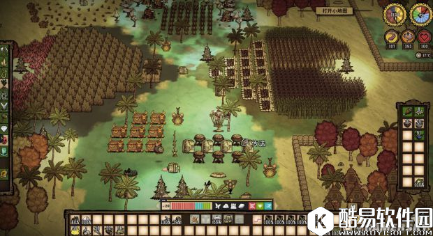 饥荒四叶草形精美基地布局图 心形基地布局 饥荒四叶草形精美基地布局图 心形基地布局