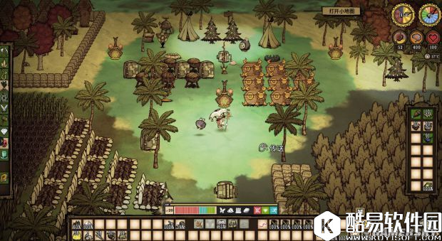 饥荒四叶草形精美基地布局图 心形基地布局 饥荒四叶草形精美基地布局图 心形基地布局