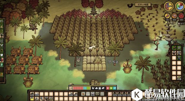 饥荒四叶草形精美基地布局图 心形基地布局 饥荒四叶草形精美基地布局图 心形基地布局