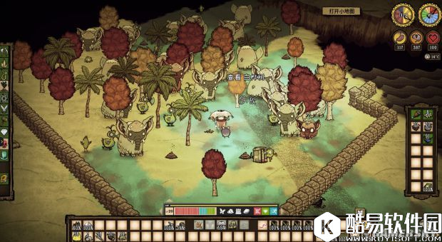 饥荒四叶草形精美基地布局图 心形基地布局 饥荒四叶草形精美基地布局图 心形基地布局