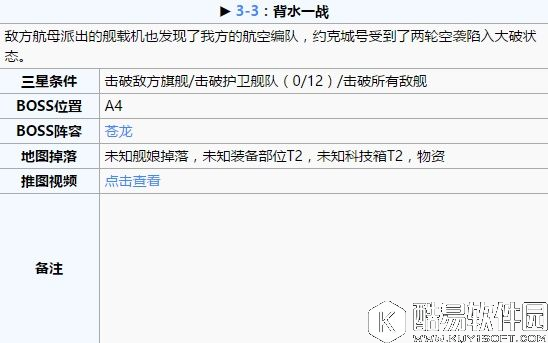 碧蓝航线推图攻略第三章 舰B推图第三章攻略