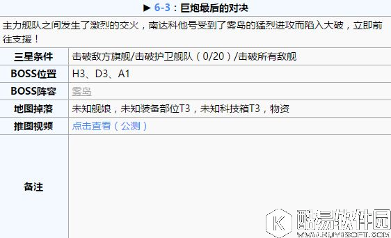 碧蓝航线推图攻略第六章 舰B推图第六章攻略
