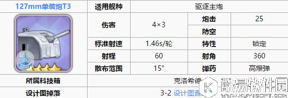 碧蓝航线装备 127单装炮测评 驱逐高爆主炮